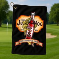 Drink JuggerNog Soda Zombies Golf Towel