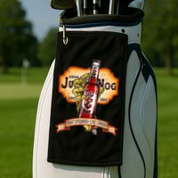 Drink JuggerNog Soda Zombies Golf Towel