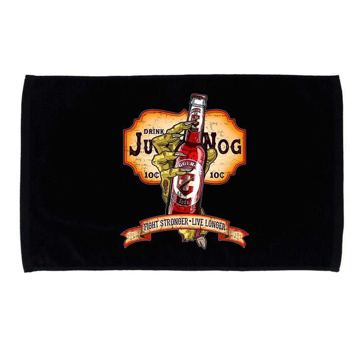 Drink JuggerNog Soda Zombies Microfiber Hand Towel