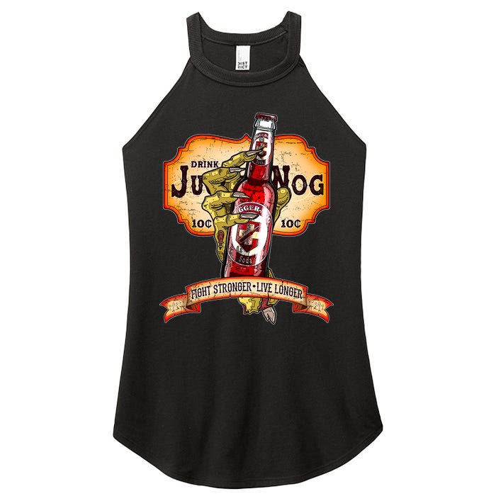 Drink JuggerNog Soda Zombies Women's Perfect Tri Rocker Tank
