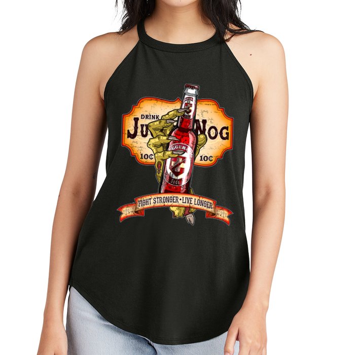 Drink JuggerNog Soda Zombies Women's Perfect Tri Rocker Tank