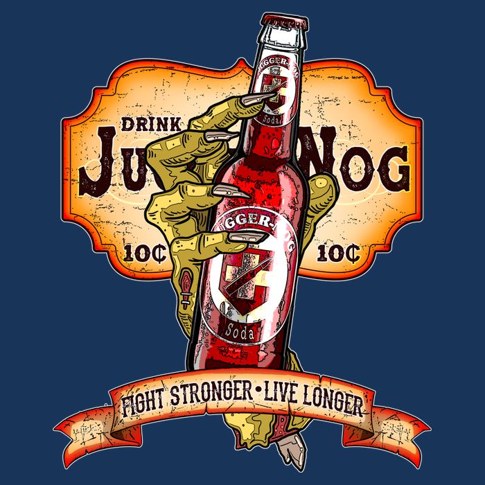 Drink JuggerNog Soda Zombies Infant Baby Jersey Bodysuit