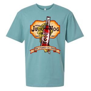 Drink JuggerNog Soda Zombies Sueded Cloud Jersey T-Shirt