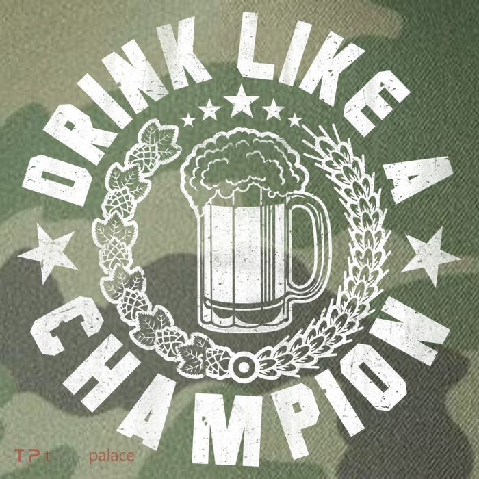 Drink Like a Champion Emblem Legacy Tie Dye Trucker Hat