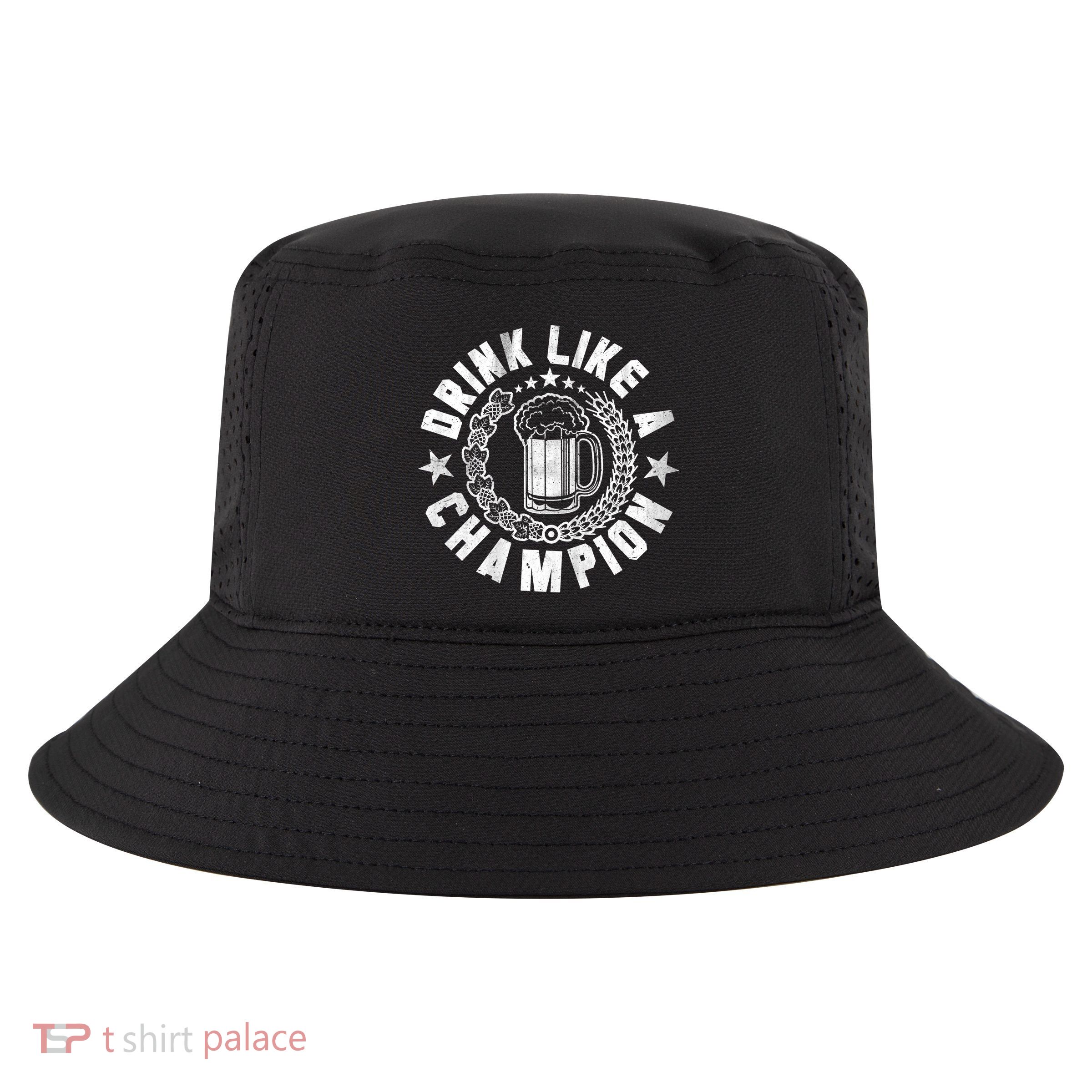 Drink Like a Champion Emblem Cool Comfort Performance Bucket Hat