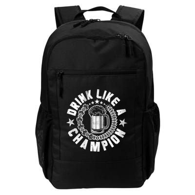 Drink Like a Champion Emblem Backpack
