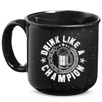 Drink Like a Champion Emblem 15oz Campfire Ceramic Mug