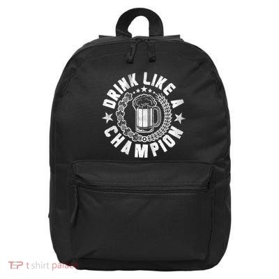 Drink Like a Champion Emblem 16 in Basic Backpack