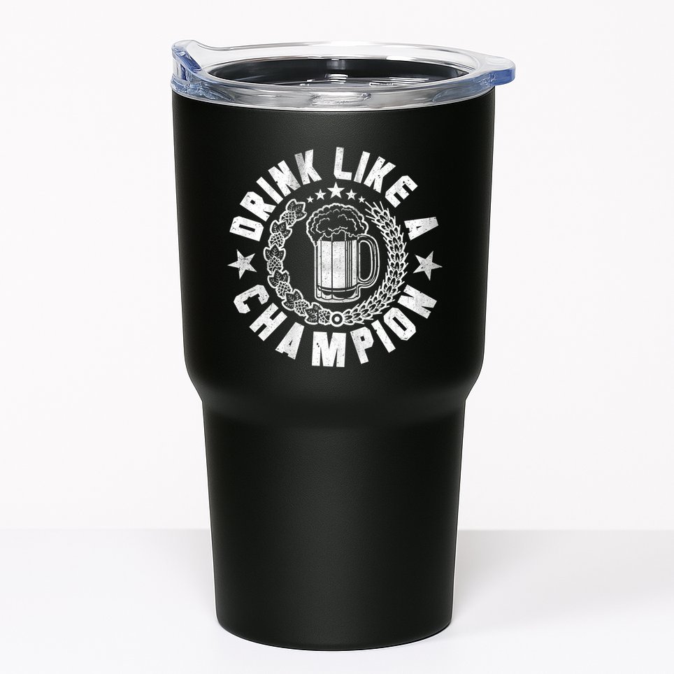 Drink Like a Champion Emblem Tumbler