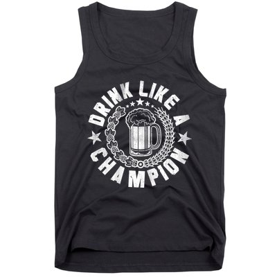 Drink Like a Champion Emblem Tank Top