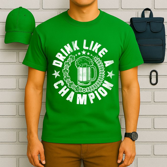 Drink Like a Champion Emblem T-Shirt