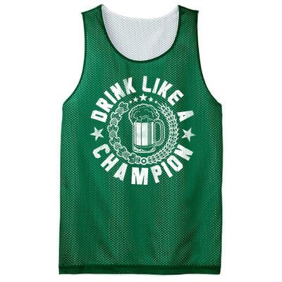 Drink Like a Champion Emblem Mesh Reversible Basketball Jersey Tank