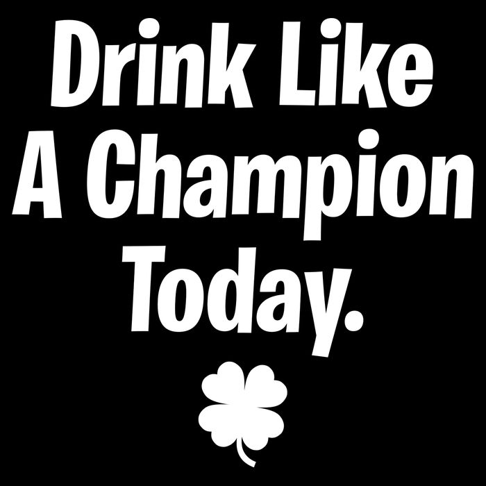 Drink Like A Champion Today Funny St. Patrick's Day Doggie Tank