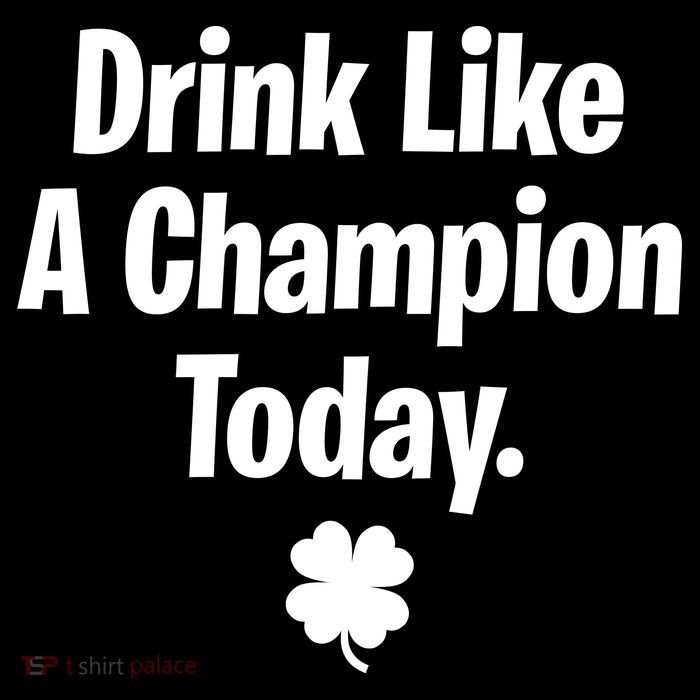 Drink Like A Champion Today Funny St. Patrick's Day 16 in Basic Backpack