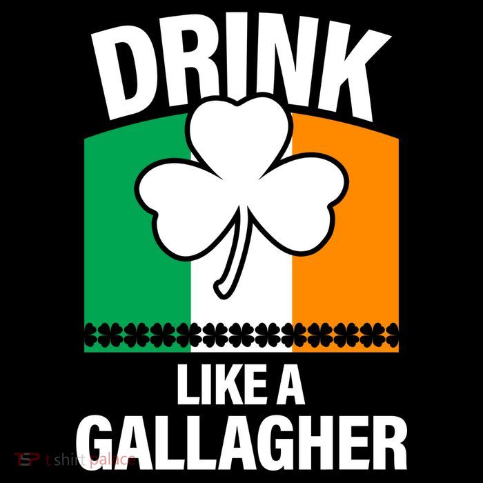 Drink Like A Gallagher Button