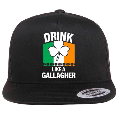 Drink Like A Gallagher Flatbill Hat