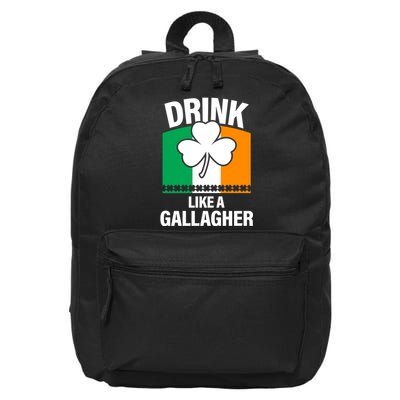 Drink Like A Gallagher 16 in Basic Backpack