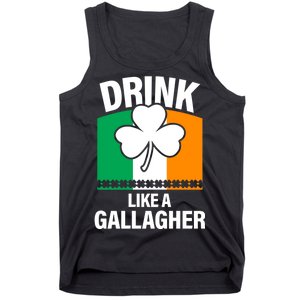 Drink Like A Gallagher Tank Top