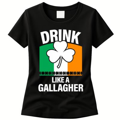Drink Like A Gallagher Womens T-Shirt