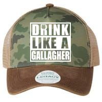 Drink Like A Gallagher Funny St. Patrick's Day Irish Clover Legacy Tie Dye Trucker Hat