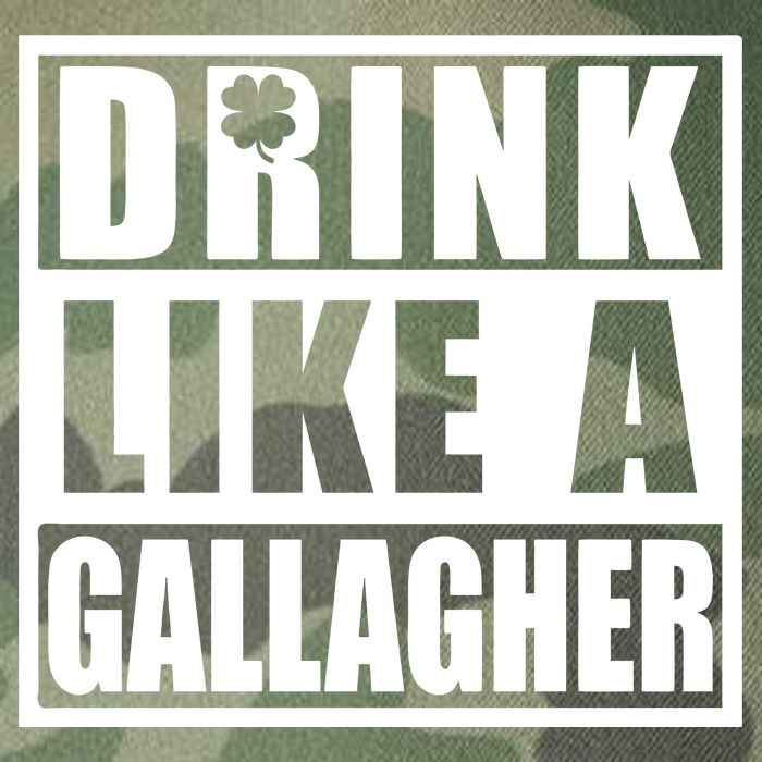 Drink Like A Gallagher Funny St. Patrick's Day Irish Clover Legacy Tie Dye Trucker Hat