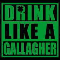 Drink Like A Gallagher Funny St. Patrick's Day Irish Clover 16oz Travel Tumbler