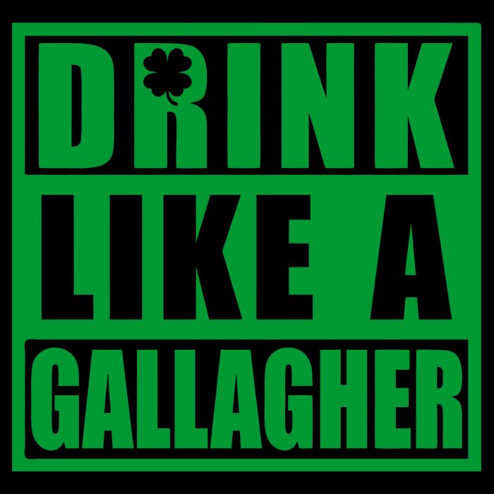 Drink Like A Gallagher Funny St. Patrick's Day Irish Clover 16oz Travel Tumbler