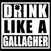 Drink Like A Gallagher Funny St. Patrick's Day Irish Clover Youth Performance Sprint T-Shirt