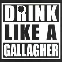 Drink Like A Gallagher Funny St. Patrick's Day Irish Clover 25L Jumbo Tote