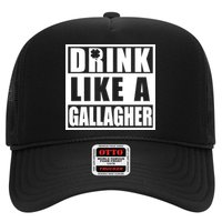 Drink Like A Gallagher Funny St. Patrick's Day Irish Clover Hat