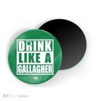 Drink Like A Gallagher Funny St. Patrick's Day Irish Clover Magnet