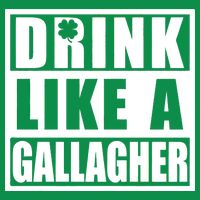 Drink Like A Gallagher Funny St. Patrick's Day Irish Clover Toddler Hoodie