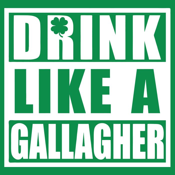 Drink Like A Gallagher Funny St. Patrick's Day Irish Clover Toddler Hoodie