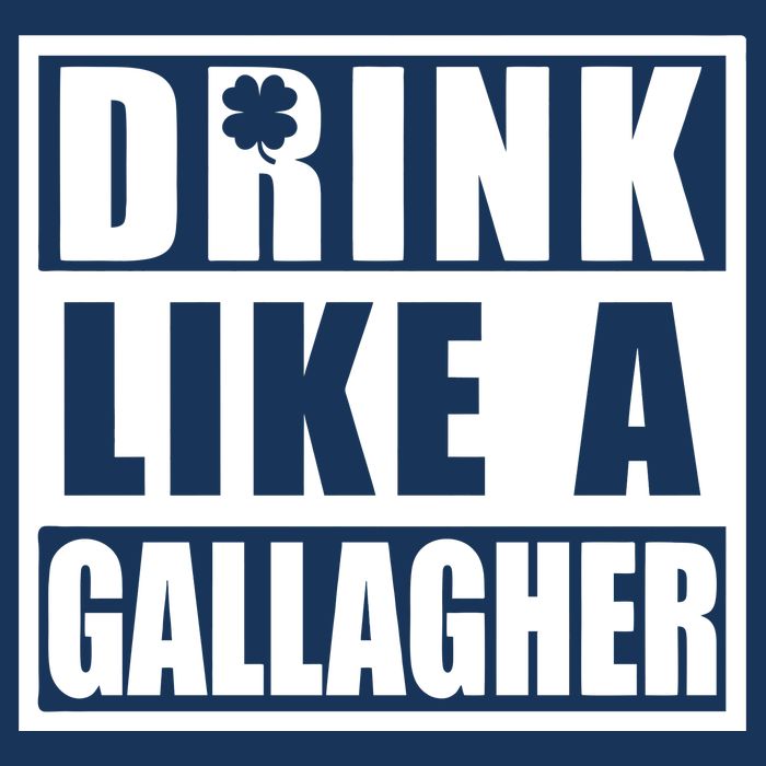 Drink Like A Gallagher Funny St. Patrick's Day Irish Clover Infant Baby Jersey Bodysuit