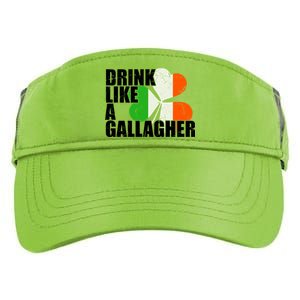 Drink Like A Gallagher Irish Clover Adult Drive Performance Visor