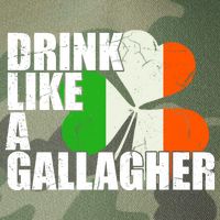 Drink Like A Gallagher Irish Clover Legacy Tie Dye Trucker Hat