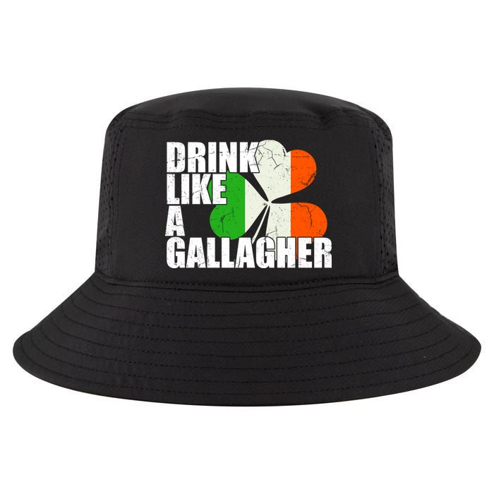 Drink Like A Gallagher Irish Clover Cool Comfort Performance Bucket Hat