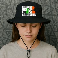 Drink Like A Gallagher Irish Clover Bucket Hat