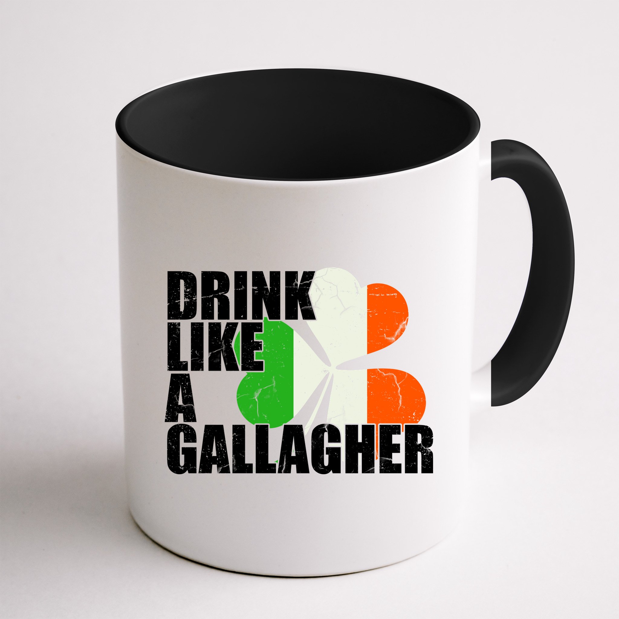 Drink Like A Gallagher Irish Clover Mug