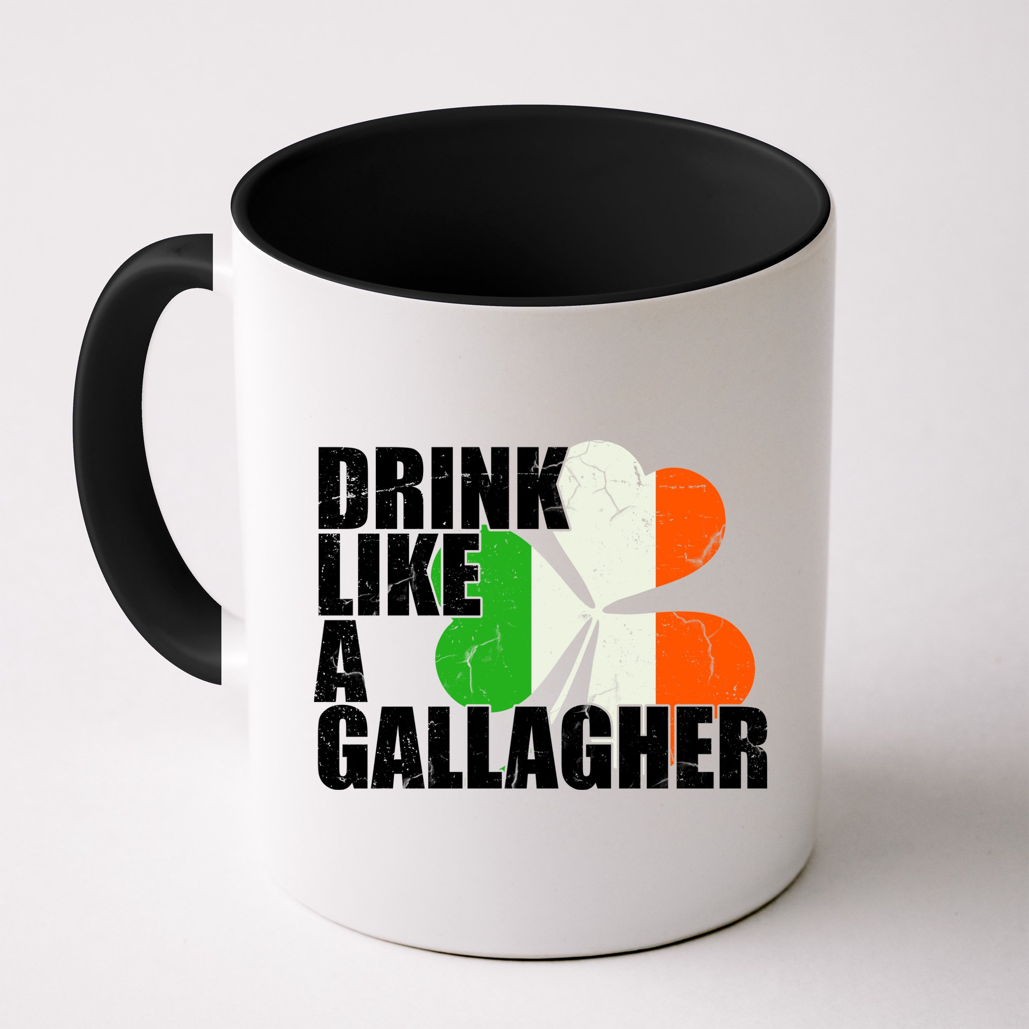 Drink Like A Gallagher Irish Clover Mug