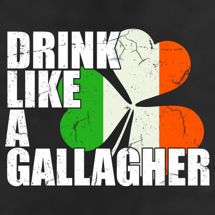 Drink Like A Gallagher Irish Clover 15oz Campfire Ceramic Mug