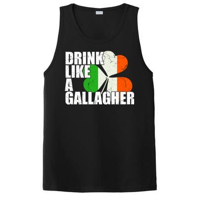 Drink Like A Gallagher Irish Clover PosiCharge Competitor Tank