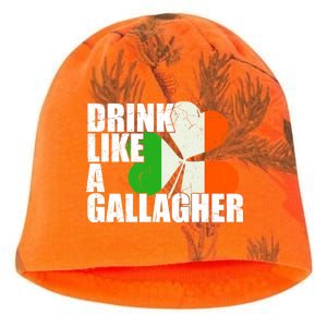 Drink Like A Gallagher Irish Clover Kati - Camo Knit Beanie