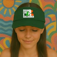 Drink Like A Gallagher Irish Clover Visor