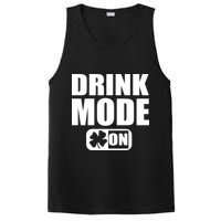 Drink Mode On Funny St. Patrick's Day PosiCharge Competitor Tank