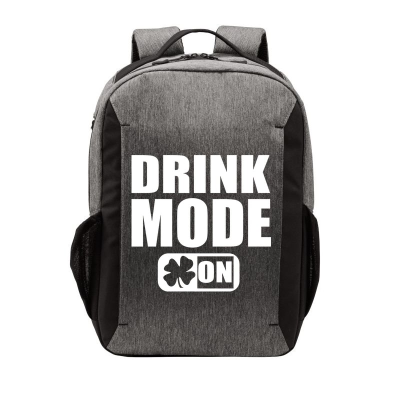 Drink Mode On Funny St. Patrick's Day Vector Backpack