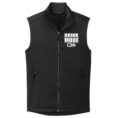 Drink Mode On Funny St. Patrick's Day Collective Smooth Fleece Vest