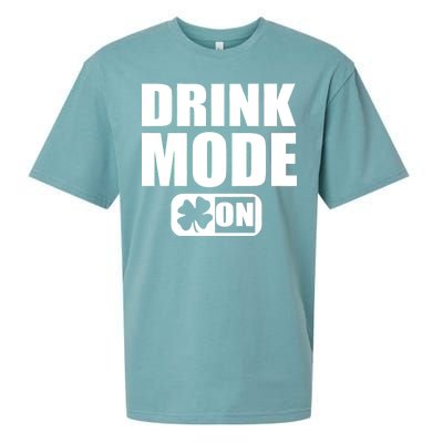 Drink Mode On Funny St. Patrick's Day Sueded Cloud Jersey T-Shirt