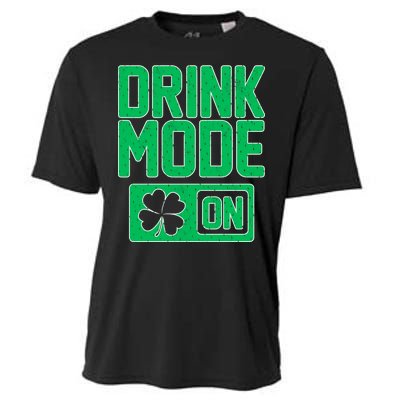 Drink Mode On Irish Clover Cooling Performance Crew T-Shirt