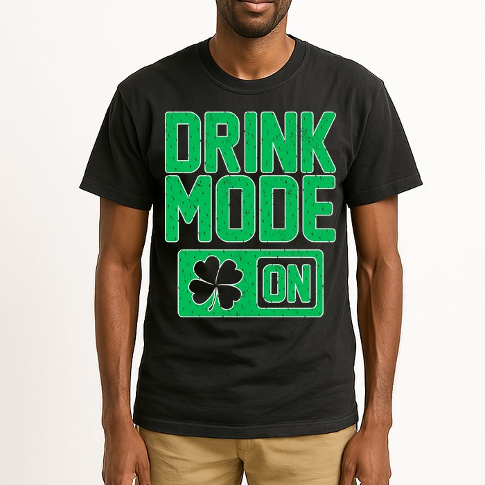 Drink Mode On Irish Clover Tall T-Shirt